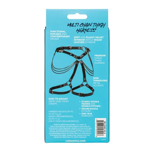 Vibrators CalExotics Euphoria Collection Multi Chain Thigh Harness Vibrators CalExotics Euphoria Collection Multi Chain Thigh Harness