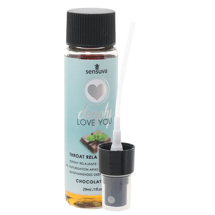 Vibrators Deeply Love You Throat Relaxer 1oz29ml in Chocolate Mint Sensuva