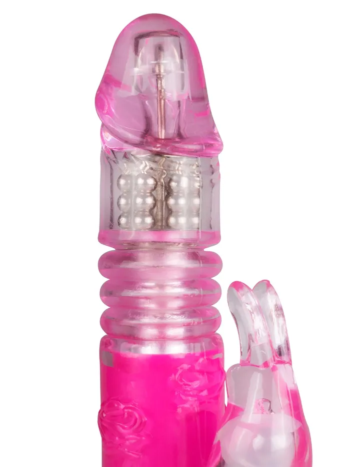 Vibrators HonourSkintwocom EasyToys Thrusting Rabbit Vibrator Pink