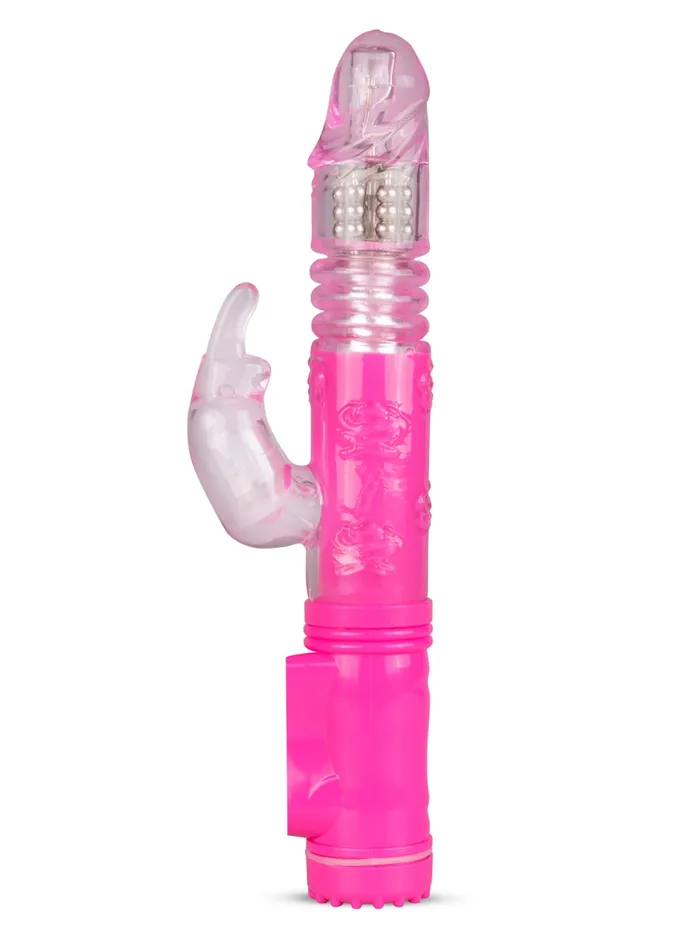 Vibrators HonourSkintwocom EasyToys Thrusting Rabbit Vibrator Pink
