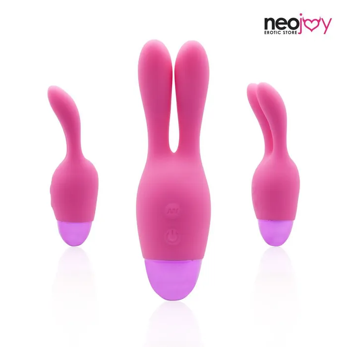 Vibrators Neojoy Neojoy Bunny Ears Silicone Clitoral Vibrator USB Rechargeable 10Speed Functions Pink Vibrators Neojoy Neojoy Bunny Ears Silicone Clitoral Vibrator USB Rechargeable 10Speed Functions Pink