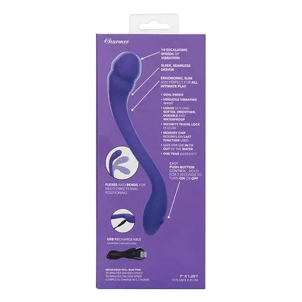 Vibrators Pretty Little Wands Charmer Massager Purple CalExotics
