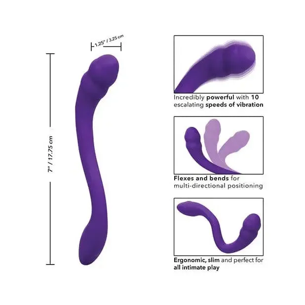 Vibrators Pretty Little Wands Charmer Massager Purple CalExotics