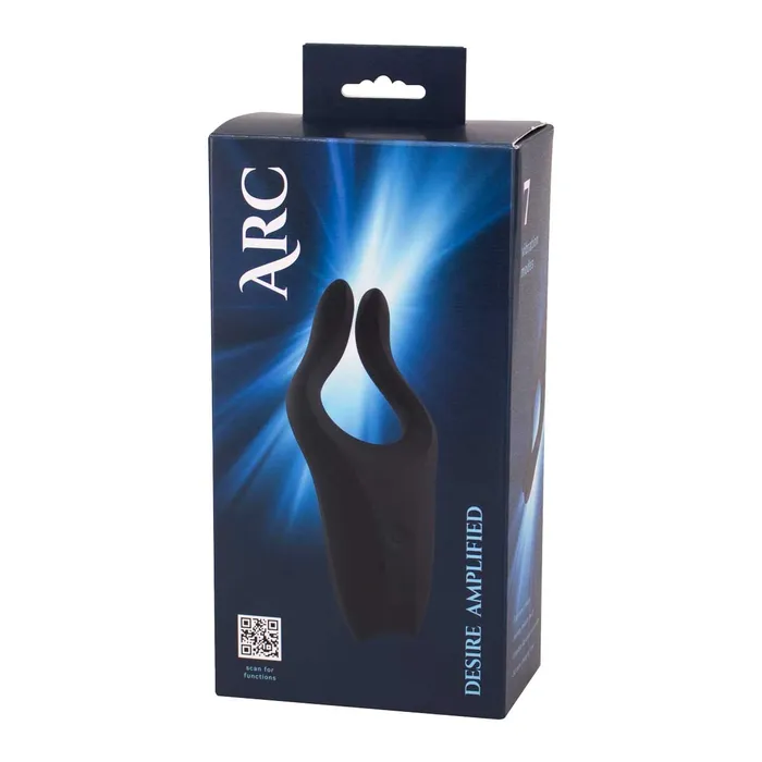 Vibrators Seven Creations Seven Creations Arc Desire Amplified Couple Vibrator Black Vibrators Seven Creations Seven Creations Arc Desire Amplified Couple Vibrator Black