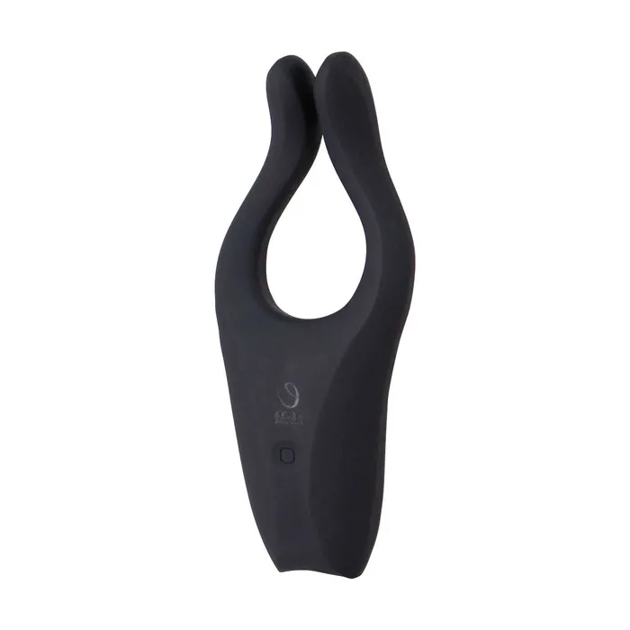 Vibrators Seven Creations Seven Creations Arc Desire Amplified Couple Vibrator Black