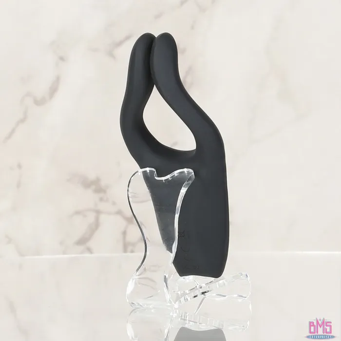 Vibrators Seven Creations Seven Creations Arc Desire Amplified Couple Vibrator Black