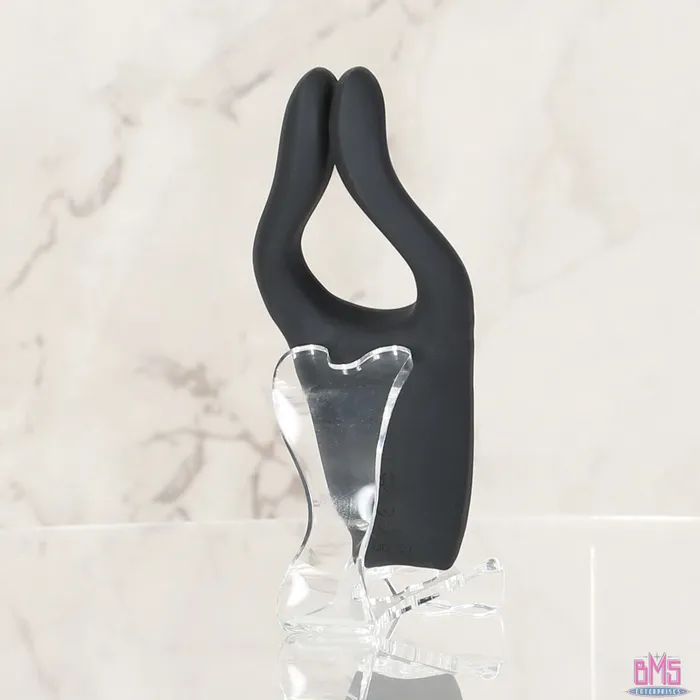 Vibrators Seven Creations Seven Creations Arc Desire Amplified Couple Vibrator Black