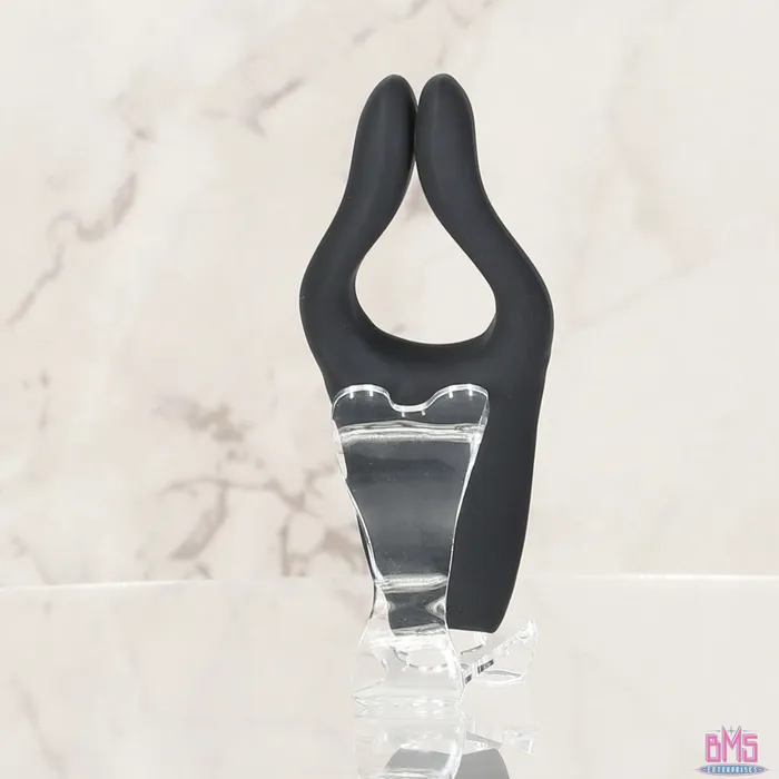 Vibrators Seven Creations Seven Creations Arc Desire Amplified Couple Vibrator Black
