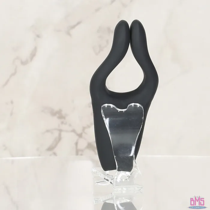 Vibrators Seven Creations Seven Creations Arc Desire Amplified Couple Vibrator Black