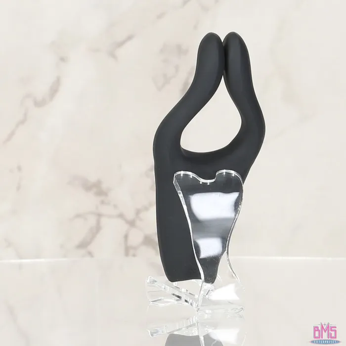Vibrators Seven Creations Seven Creations Arc Desire Amplified Couple Vibrator Black
