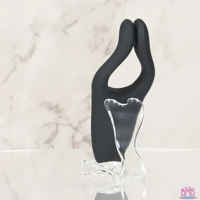 Vibrators Seven Creations Seven Creations Arc Desire Amplified Couple Vibrator Black