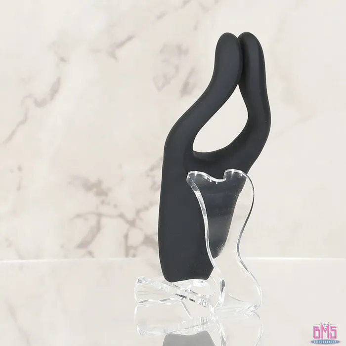 Vibrators Seven Creations Seven Creations Arc Desire Amplified Couple Vibrator Black
