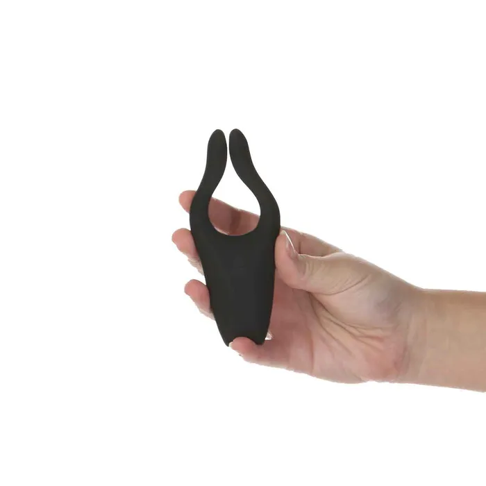 Vibrators Seven Creations Seven Creations Arc Desire Amplified Couple Vibrator Black