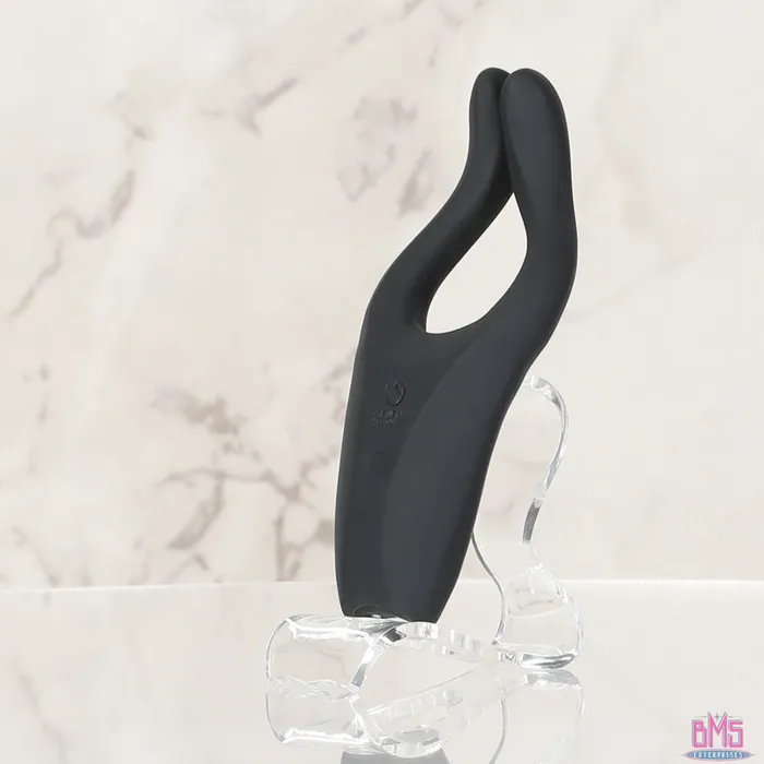Vibrators Seven Creations Seven Creations Arc Desire Amplified Couple Vibrator Black