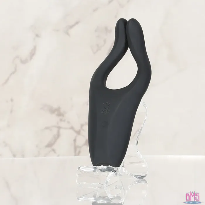 Vibrators Seven Creations Seven Creations Arc Desire Amplified Couple Vibrator Black