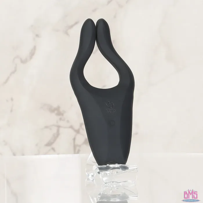 Vibrators Seven Creations Seven Creations Arc Desire Amplified Couple Vibrator Black