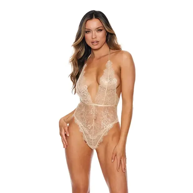 Vibrators Shirley Of Hollywood Lace Teddy Gold XXL