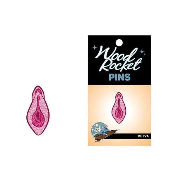 Wood Rocket Vulva Large Pin WoodRocket Male Sex Toys