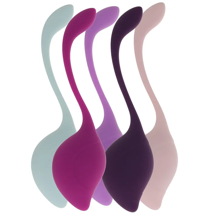 XGen Female Sex Toys BodyWand Squeeze 5PC Teardrop Kegel Set