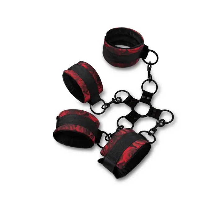 XGen Products Anal Rosegasm 5pc Hog Tie Set W Blindfold XGen Products Anal Rosegasm 5pc Hog Tie Set W Blindfold