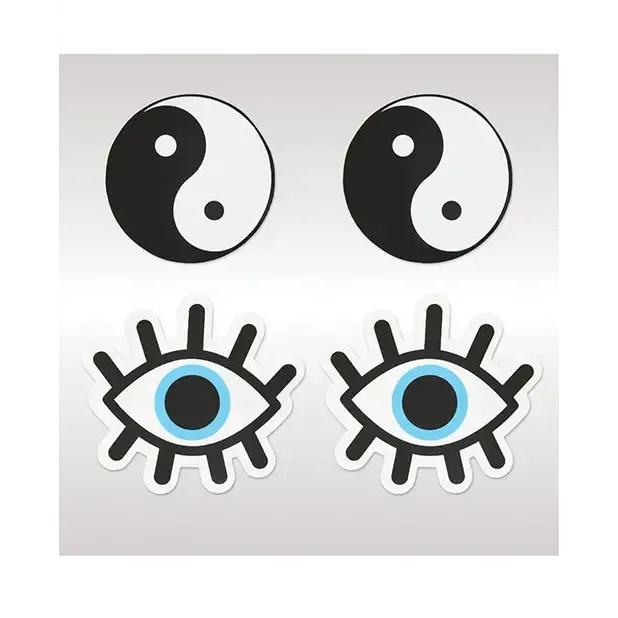 XGEN Products Vibrators Peekaboos Yin Yang Pasties 2 Pairs