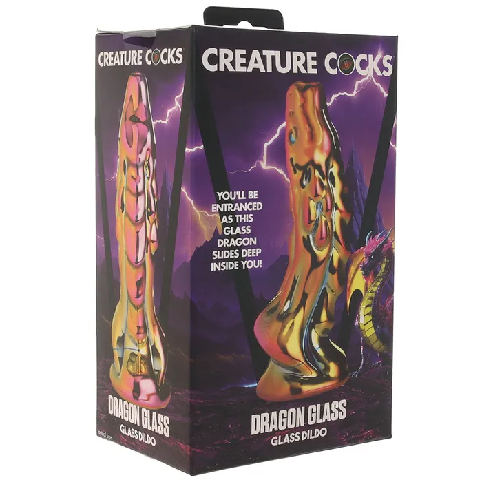 XR Brands Dildos Creature Cocks Dragon Glass Dildo