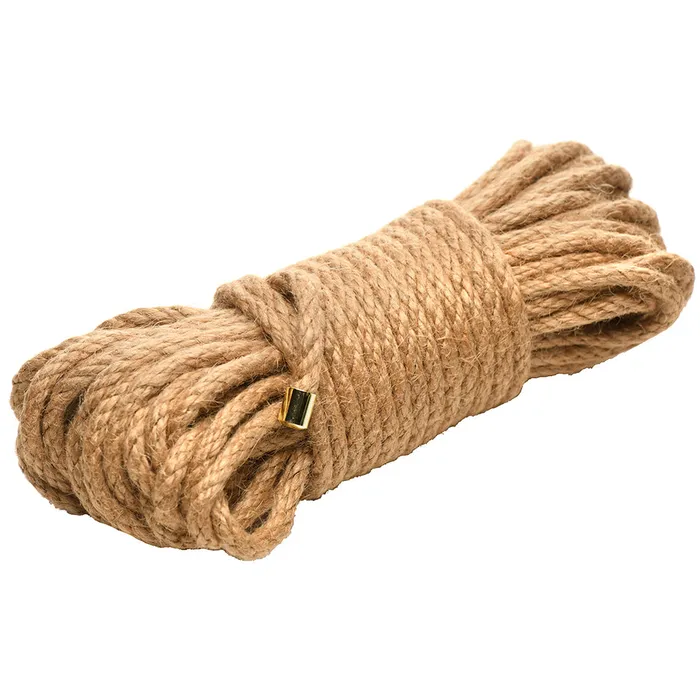 XR Brands Male Sex Toys Master Series Tied Up Ultra 50 Feet Braided Jute Rope