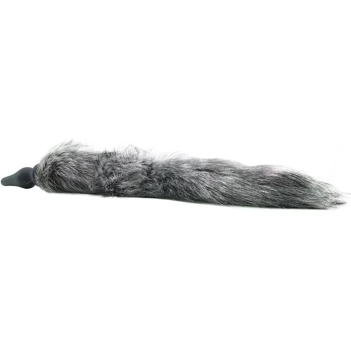 XR Brands Tailz Grey Wolf Tail Anal Plug Ears Set Anal XR Brands Tailz Grey Wolf Tail Anal Plug Ears Set Anal
