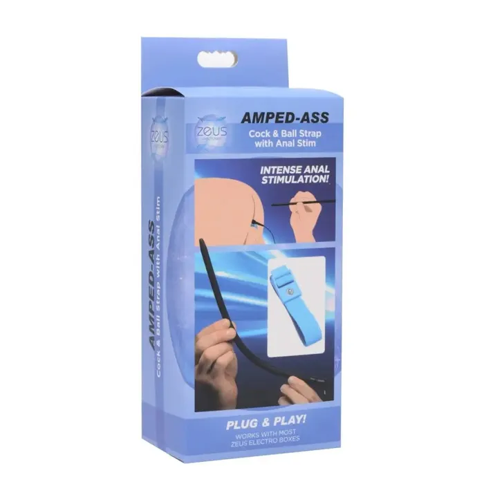 Zeus Electrosex Male Sex Toys Amped Ass Cock And Ball Strap With Anal Estim Zeus Electrosex Male Sex Toys Amped Ass Cock And Ball Strap With Anal Estim