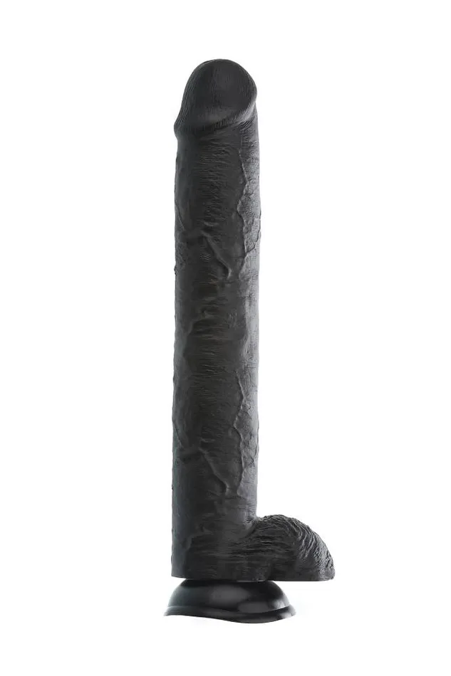 Adam Eve Dark Rider 15 Inch Dildo Black Adam Eve Anal