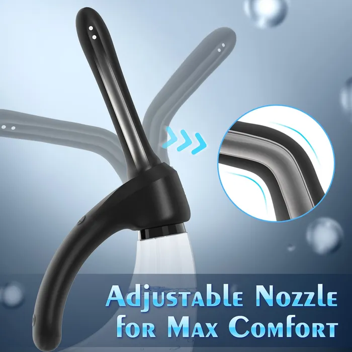 Anal Automatic Electric Enema Bulb with Ajustable Nozzle Amovibe