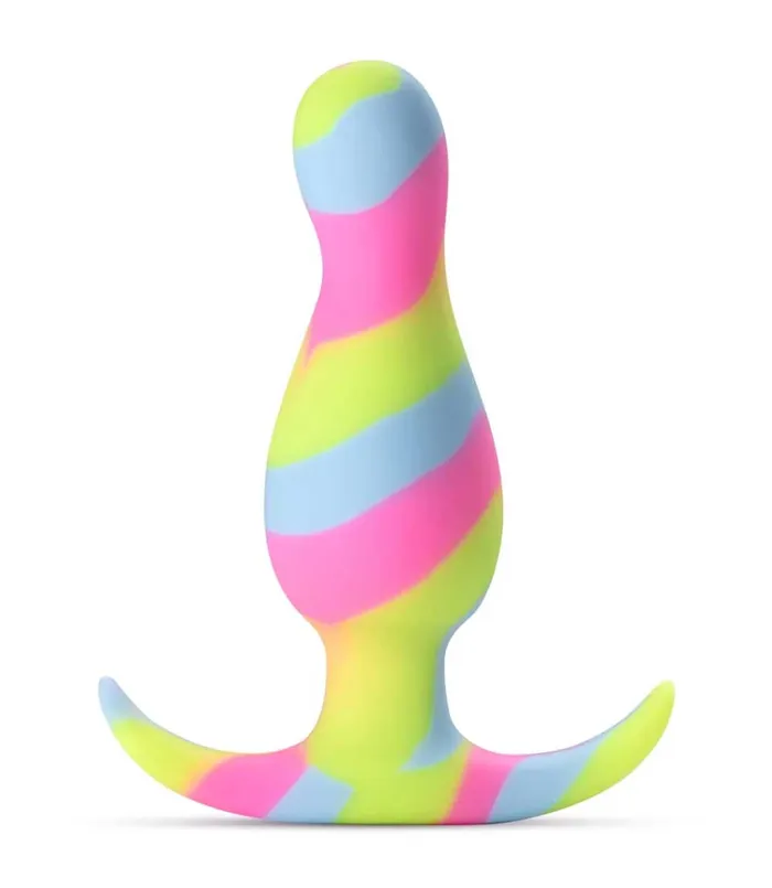 Anal Blush Kaleido Lime Silicone Butt Plug
