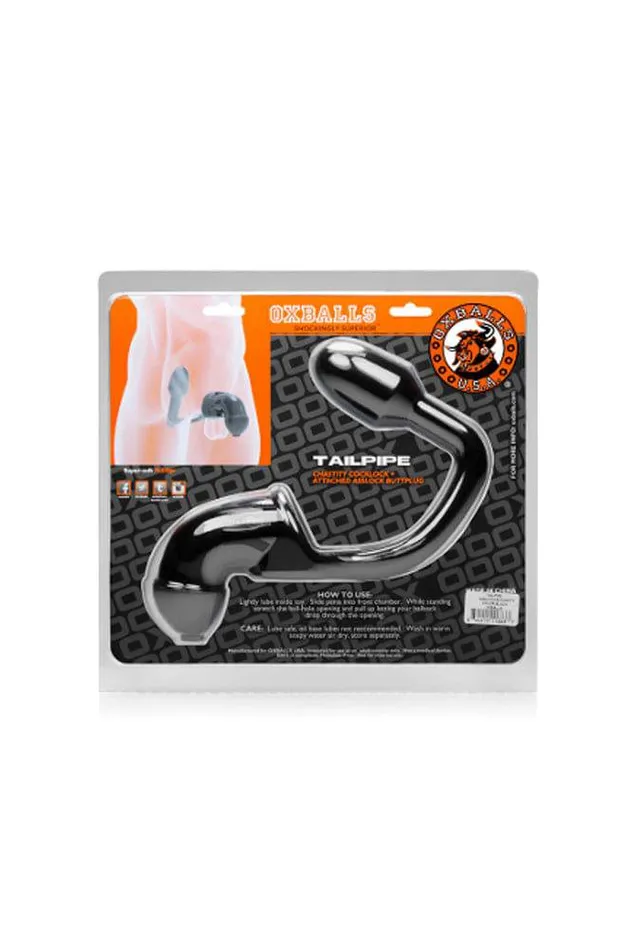 Anal Oxballs Oxballs Tailpipe Asslock Cocklock Black