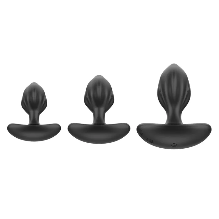 Anal Winyi Winyi Mark Remote Vibrating Butt Plug Kit Black