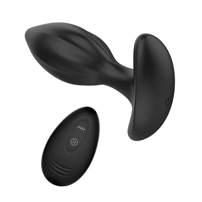 Anal Winyi Winyi Mark Remote Vibrating Butt Plug Kit Black