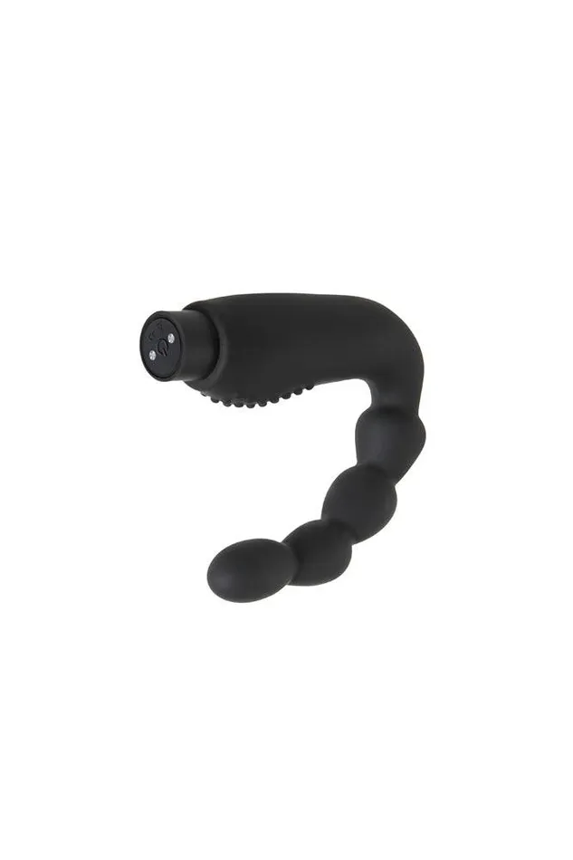 Anal Zero Tolerance Zero Tolerance The Emperor Beaded Prostate Massager Black Anal Zero Tolerance Zero Tolerance The Emperor Beaded Prostate Massager Black