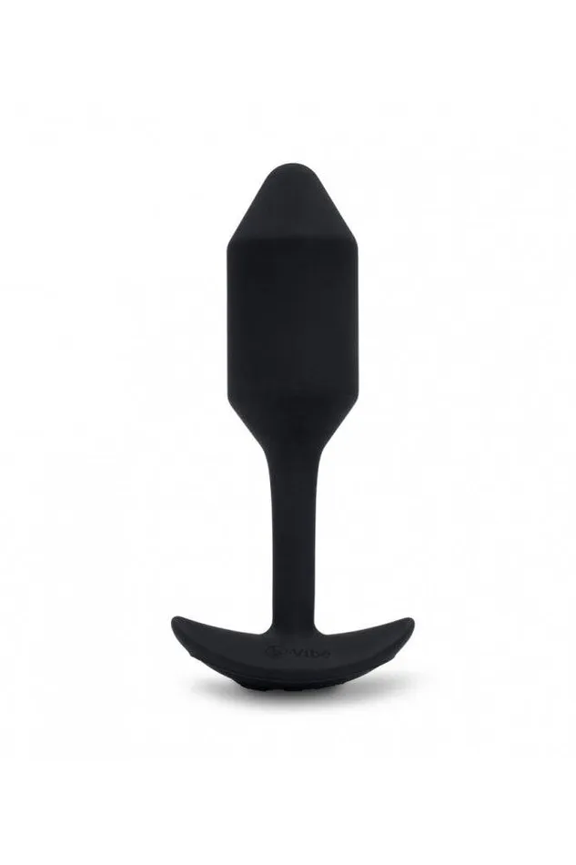 BVibe Anal bVibe Vibrating Weighted Snug Butt Plug 2 Black