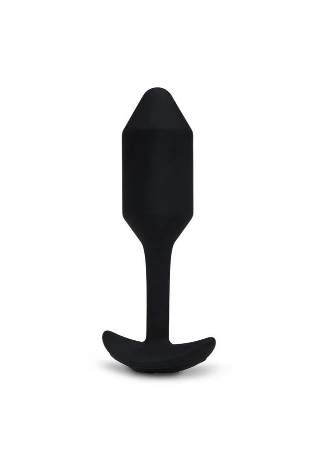 BVibe Anal bVibe Vibrating Weighted Snug Butt Plug 2 Black