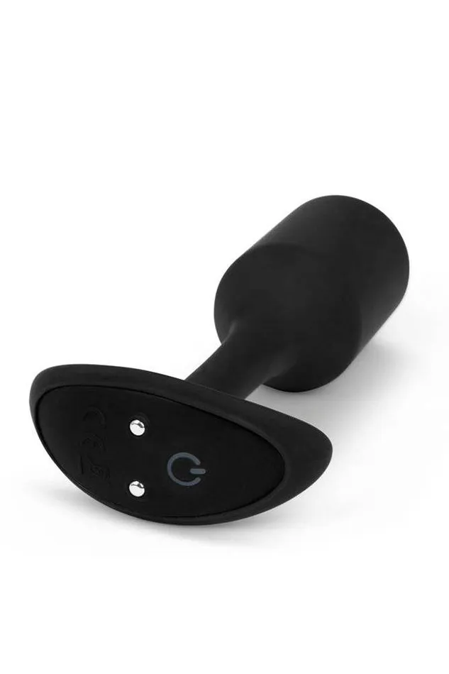 BVibe Anal bVibe Vibrating Weighted Snug Butt Plug 2 Black