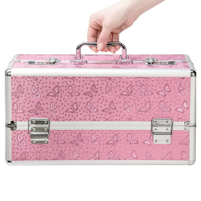 BMS BMS The Toy Chest Sex Toy Storage Case Large Pink Vibrators