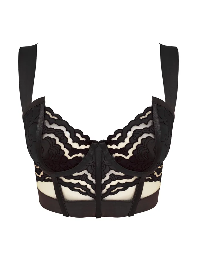 Bordelle Vibrators Dala Cropped Basque Bordelle