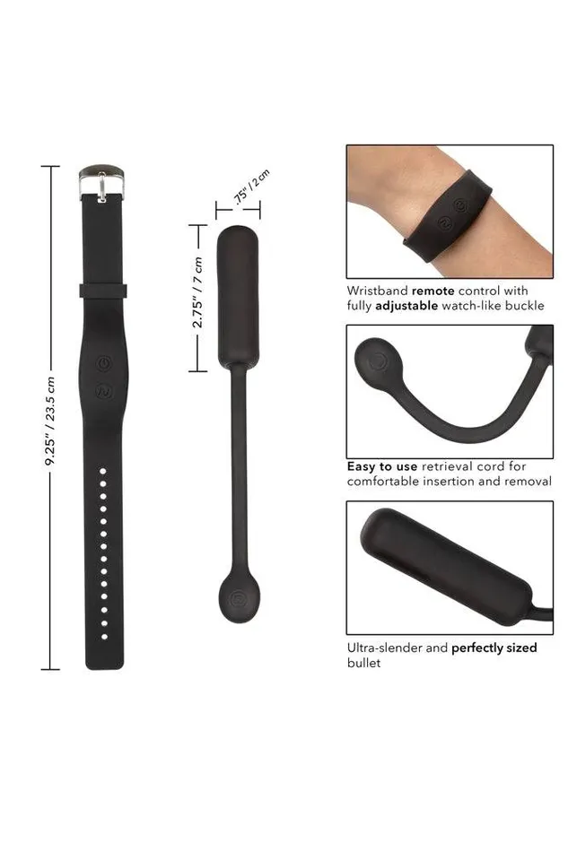 Cal Exotics Cal Exotics Wristband Remote Petite Bullet Female Sex Toys