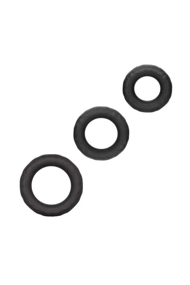 Cal Exotics Link Up UltraSoft Supreme Cock Ring Set Cal Exotics Male Sex Toys Cal Exotics Link Up UltraSoft Supreme Cock Ring Set Cal Exotics Male Sex Toys