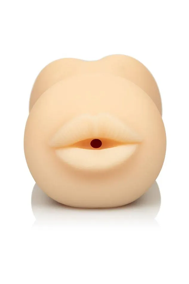 Cal Exotics Male Sex Toys Cal Exotics Stroke It Mouth Ass Dual Ended Stroker