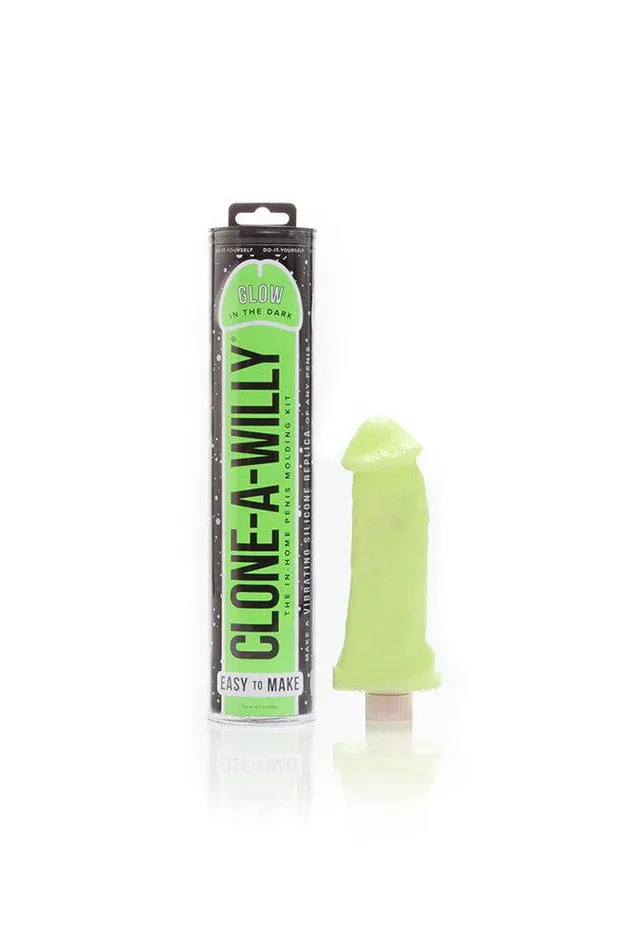 Clone A Willy Male Sex Toys CloneAWilly Vibrating Penis Casting Kit Glow In The Dark Green Clone A Willy Male Sex Toys CloneAWilly Vibrating Penis Casting Kit Glow In The Dark Green