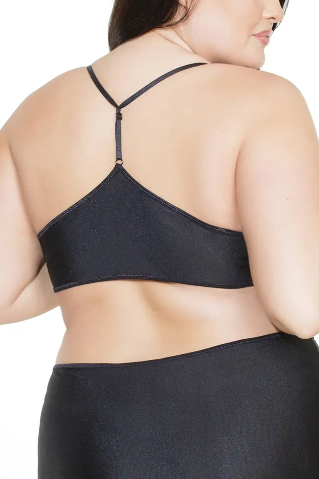 Coquette Anal Coquette 7238X Cupless Bra Black OSXL