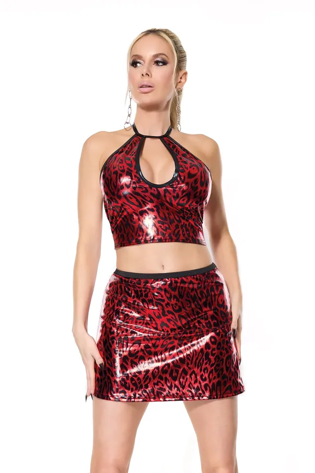 Coquette Vibrators Coquette 24213 Halter Top Red