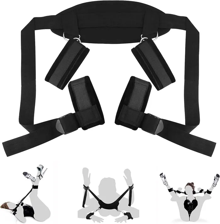 Couples Amovibe Ignite Passion Handcuffs and Ankle Restraints for Couples Play Couples Amovibe Ignite Passion Handcuffs and Ankle Restraints for Couples Play