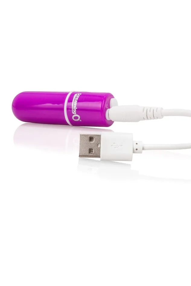 Couples Screaming O Screaming O Charged Combo Kit Cock Ring Bullet Kit Purple