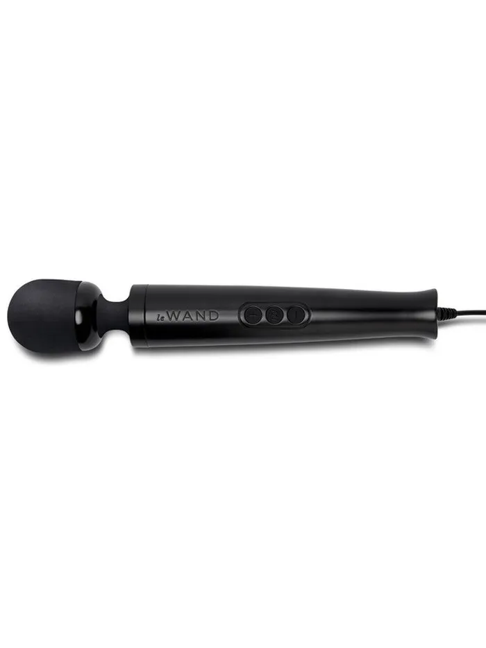 Die Cast Plug In Massager Black Le Wand Anal